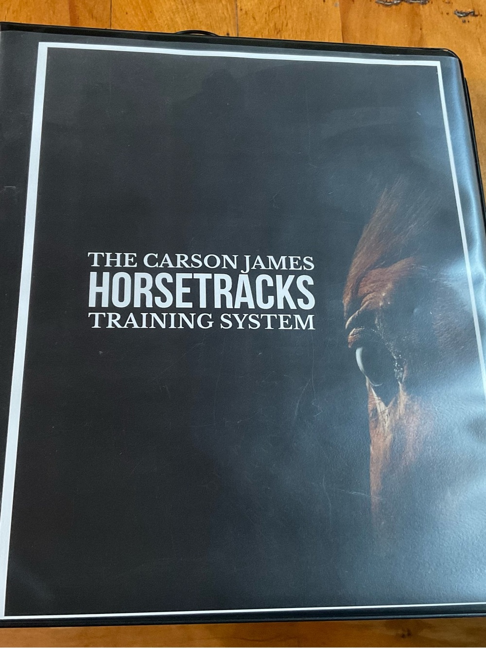 The Carson James Horsetracks Training System Binder -
